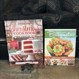 Southern Living dual “Christmas”, “Year-Round Celebrations” Cookbook